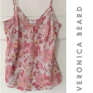 VERONICA BEARD Milan Melon Floral Cami Top fits Medium